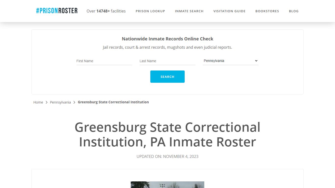 Greensburg State Correctional Institution, PA Inmate Roster - Prisonroster